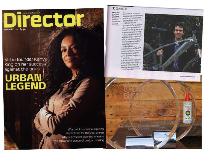 Simon Nash featured in Director Magazine. And Winner of Bromley Business of the Year Award
